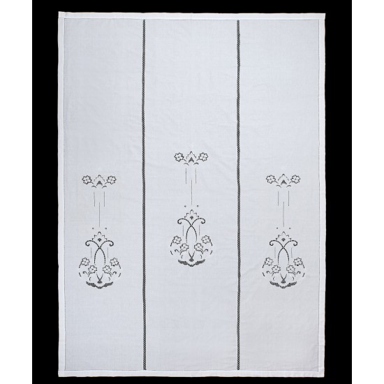 κουρτίνα 723 (210cm X 300cm) λευκή με τούνελ