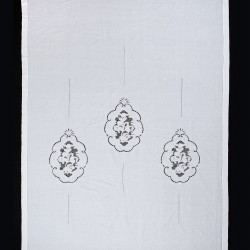 κουρτίνα 727 (210cm X 300cm) λευκή με τούνελ