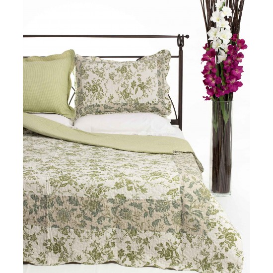 Silk Fashion Κουβερλι Σετ (160Cm X 220Cm + 1 X 50Cm X 70Cm) 7378-5