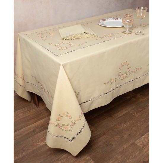 Χειροποίητο Τραπεζομάντηλο 7421 (170cm X 210cm) Λαδί