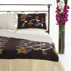 Silk Fashion Κουβερλι Σετ (160Cm X 220Cm + 1 X 50Cm X 70Cm) 76334