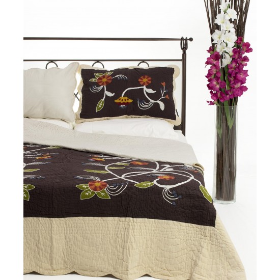 Silk Fashion Κουβερλι Σετ (160Cm X 220Cm + 1 X 50Cm X 70Cm) 76334