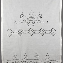 κουρτίνα 793 (140cm X 260cm) λευκό με τούνελ