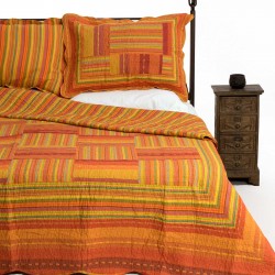 Silk Fashion Κουβερλι Σετ (220Cm X 240Cm + 2 X 50Cm X 70Cm) 8014