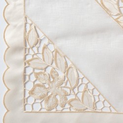 Σατέν κοφτό τραπεζοκαρέ (135cm X 135cm) 8024a