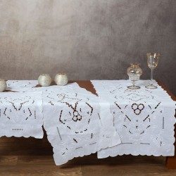 Silk Fashion Χειροποίητο Σετ 6 Τεμαχίων 8120 (40Cm X 90Cm/35Cm X 76Cm/30Cm X 45Cm X 2/35Cm X 35Cm X 2)