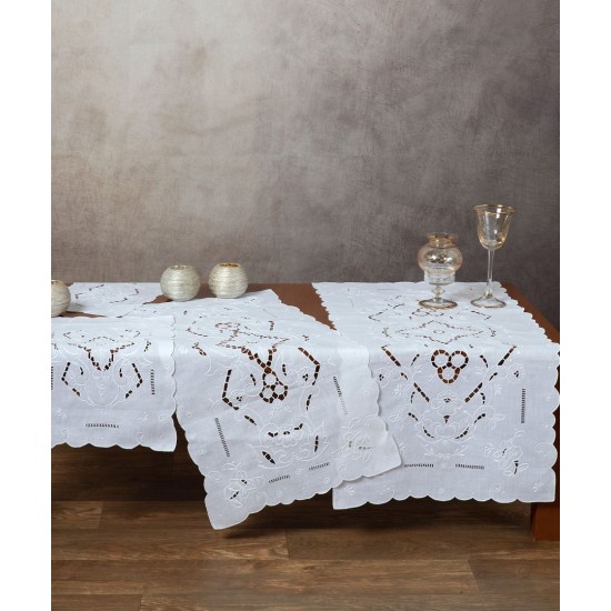 Silk Fashion Χειροποίητο Σετ 6 Τεμαχίων 8120 (40Cm X 90Cm/35Cm X 76Cm/30Cm X 45Cm X 2/35Cm X 35Cm X 2)