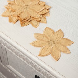 Χριστουγεννιάτικα σουβέρ δωδεκάδα 8240 (12cm) χρυσό