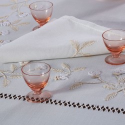Silk Fashion Χειροποίητο Τραπεζομάντηλο 8302 (170Cm X 170Cm) Λευκό