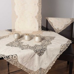 Silk Fashion Σετ (Σετ 4 Τεμαχίων 90Cm X 90Cm 40Cm X 110Cm 2X40Cm X 40Cm ) 837
