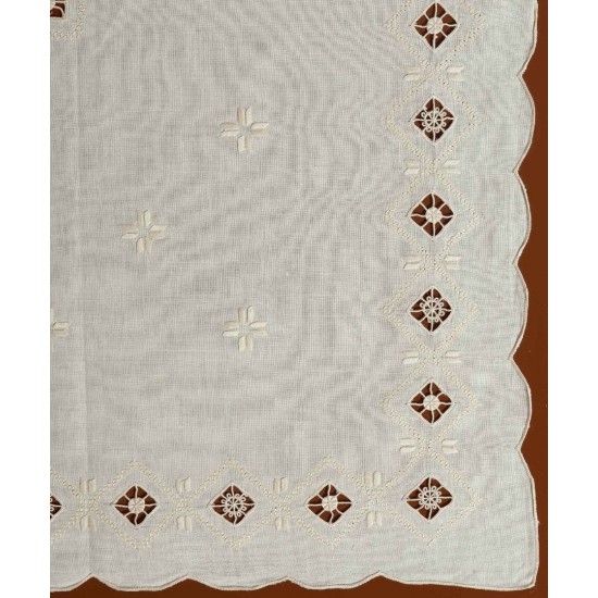 Silk Fashion Χειροποίητο Καρέ 882 (90Cm X 90Cm) Μπέζ