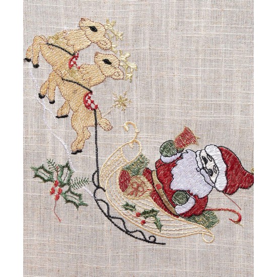 χριστουγεννιάτικο τραπεζοκαρέ ( 140cm X 140cm) 9036