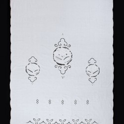 κουρτίνα 907179 (210cm X 300cm) λευκή με τούνελ