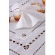 Silk Fashion Χειροποίητο Τραπεζομάντηλο 9108 (180Cm X 180Cm) Λευκό