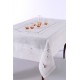 Silk Fashion Χειροποίητο Τραπεζομάντηλο 9108 (180Cm X 180Cm) Λευκό