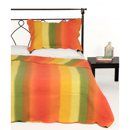 Silk Fashion Κουβερλι Σετ (170Cm X 220Cm + 1 X 50Cm X 70Cm) 9213