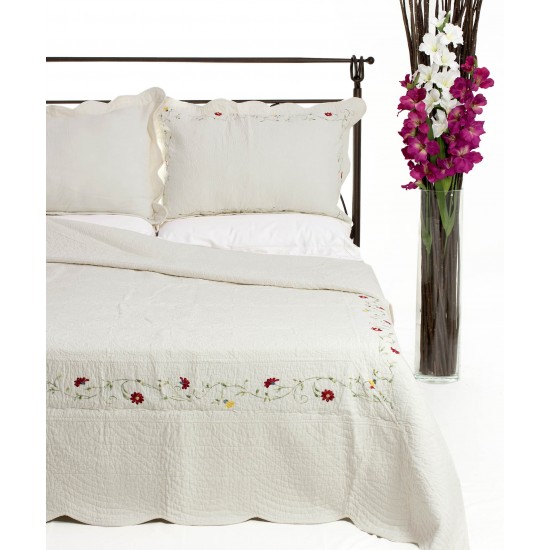 Silk Fashion Κουβερλι Σετ(225Cm X 250Cm + 2 X 50Cm X 70Cm) 9214