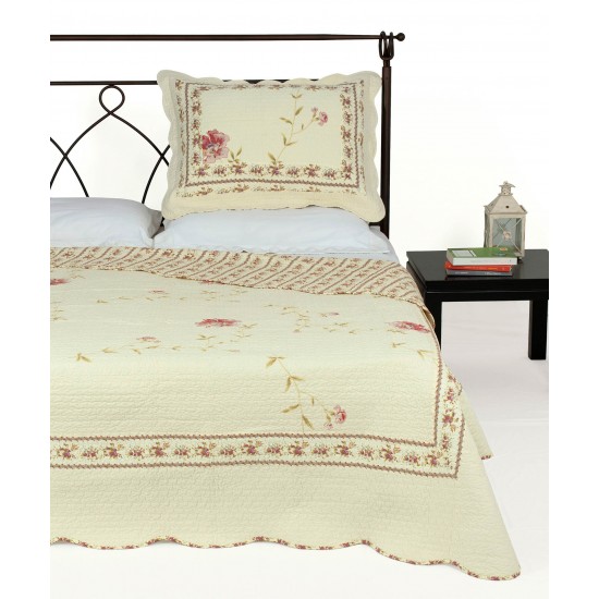Silk Fashion Κουβερλι Σετ (170Cm X 220Cm + 1 X 50Cm X 70Cm) 9218