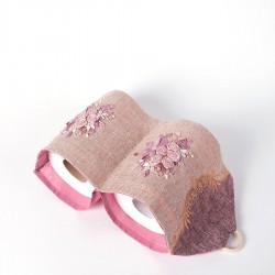 Θήκη για το χαρτί υγείας (18cm X 45cm) ρόζ