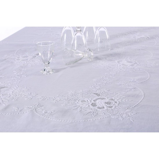 Silk Fashion Χειροποίητο Τραπεζομάντηλο 974 (170Cm X 270Cm)