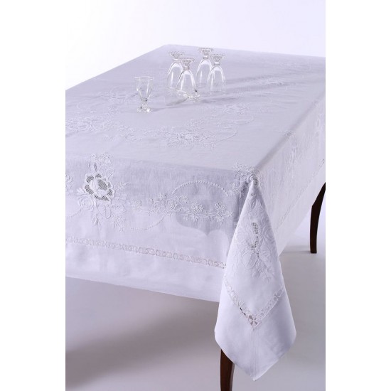 Silk Fashion Χειροποίητο Τραπεζομάντηλο 974 (170Cm X 270Cm)