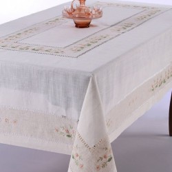 Silk Fashion Χειροποίητο Τραπεζομάντηλο 9858 (170Cm X 170Cm) Ρόζ
