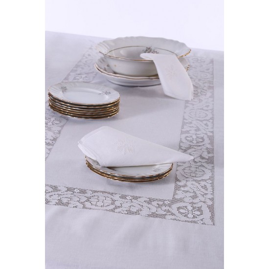 Silk Fashion Χειροποίητο Τραπεζομάντηλο 992 (170Cm X 400Cm)