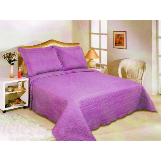 Silk Fashion Κουβερλι Σετ (220Cm X 240Cm + 2 X 50Cm X 70Cm) Ag001-P