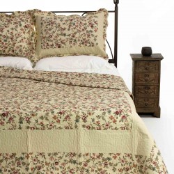 Silk Fashion Κουβερλι Σετ (160Cm X 220Cm + 1 X 50Cm X 70Cm) B03
