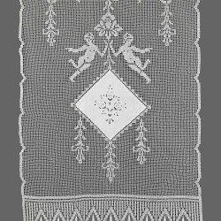 κουρτίνα BG11 TOSCAN (160cm X 160cm) λευκο με τούνελ
