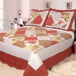Silk Fashion Κουβερλι Σετ (160Cm X 220Cm + 1 X 50Cm X 70Cm) Ch9809Y
