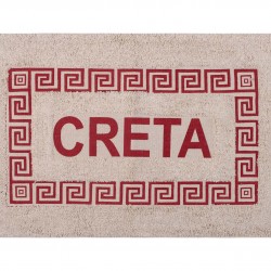 Πατάκι μαίανδρος Κρήτη (50cm X 80cm) κόκκινο