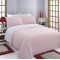 ΚΟΥΒΕΡΛΙ σετ (220cm X 240cm + 2 X 50cm X 70cm) DIAMOND Pink/grey