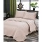 Silk Fashion Κουβερλι Σετ (220Cm X 240Cm + 2 X 50Cm X 70Cm) Dot Beige