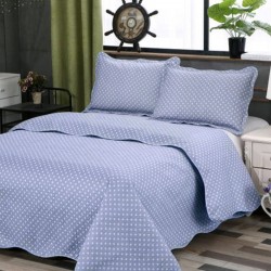 Silk Fashion Κουβερλι Σετ (220Cm X 240Cm + 2 X 50Cm X 70Cm) Dot Grey