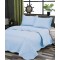 Silk Fashion Κουβερλι Σετ(160Cm X 220Cm + 1 X 50Cm X 70Cm) Dot Siel