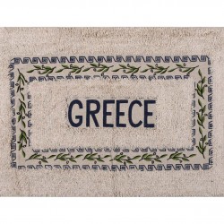 Πατάκι ελιά Greece (50cm X 80cm) μπλέ