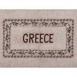 Πατάκι ελιά Greece (50cm X 80cm) καφέ