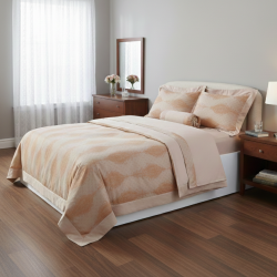 Σετ 6 τεμαχίων υπέρδιπλα σεντόνια ζακάρ (230cm X 250cm) HS010