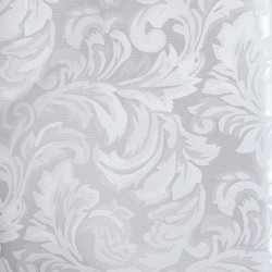 Ζακάρ τραπεζοκαρέ HLS017 (140cm X 140cm) λευκό