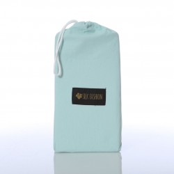 Βαμβακερό σεντόνι Essentials (225cm X 267cm) Misty Jade