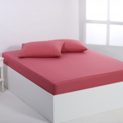 Βαμβακερό σεντόνι Essentials (165cm X 200cm + 35cm) Baroque Rose