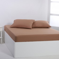 Βαμβακερό σεντόνι Essentials (165cm X 267cm) Praline