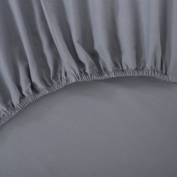Βαμβακερό σεντόνι Essentials (165cm X 200cm + 35cm) Quarry