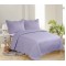 Silk Fashion Υπερδιπλο Κουβερλι (220Cm X 240Cm + 2 X 50Cm X 70Cm )Solid Light Lila/ Dark Lila