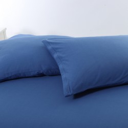 Ζευγάρι μαξιλαροθήκες jersey (50cm x 70cm) jean