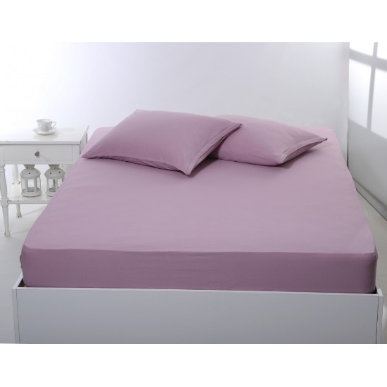 Σεντόνι με λάστιχο jersey (180cm x 200cm + 35cm) syklamen