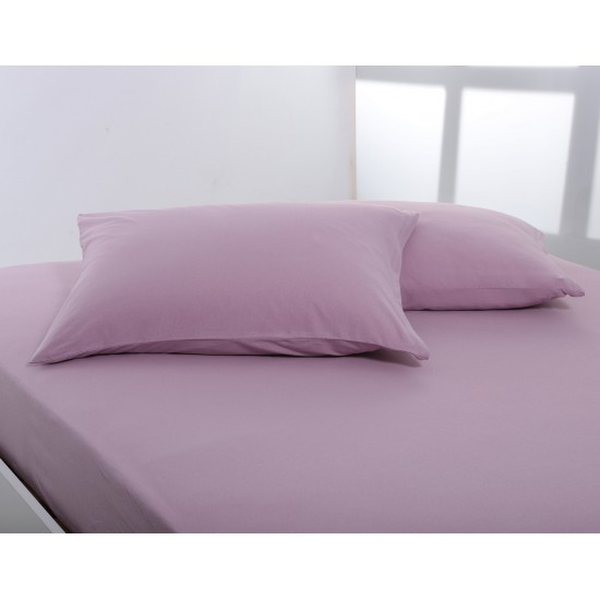 Ζευγάρι μαξιλαροθήκες jersey (50cm x 70cm) syklamen