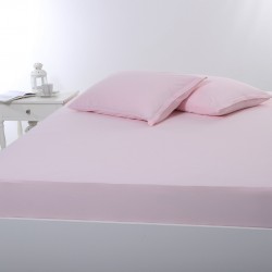 Σεντόνι με λάστιχο Jersey (180cm X 200cm + 35cm) Pink