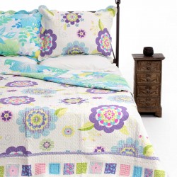 Silk Fashion Κουβερλι Σετ (240Cm X 260Cm + 2 X 50Cm X 70Cm) King03
